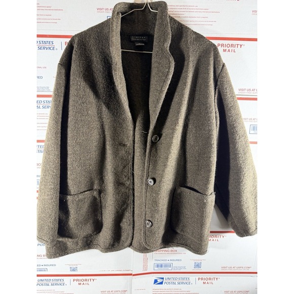 The Limited Jackets & Blazers - VTG Limited London Paris New York 100% Wool Made in Italy Button Jacket Small